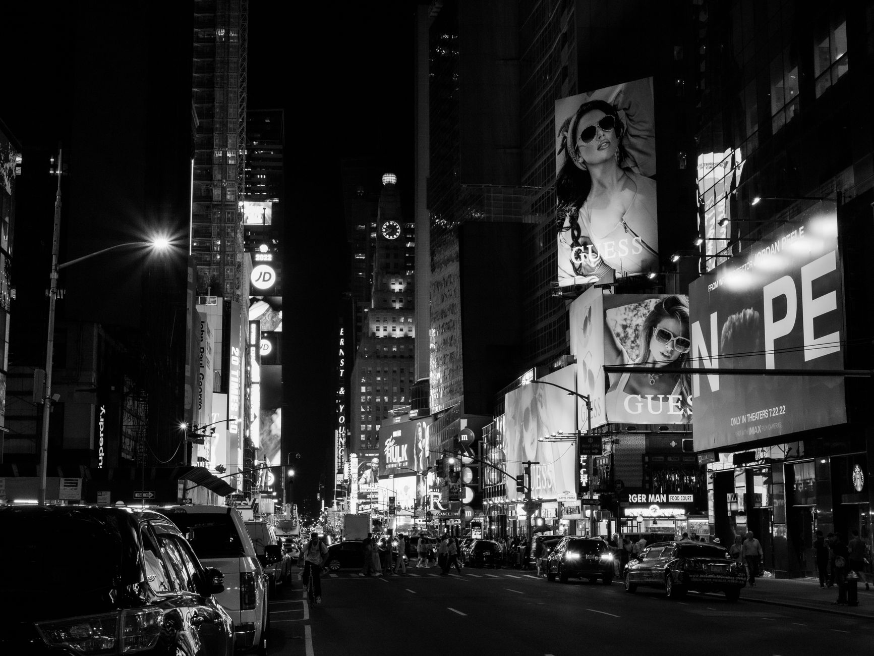 City billboards at night, the attention economy Palsir helps you own